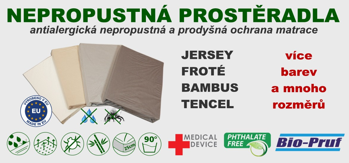 Nepropustná prostěradla